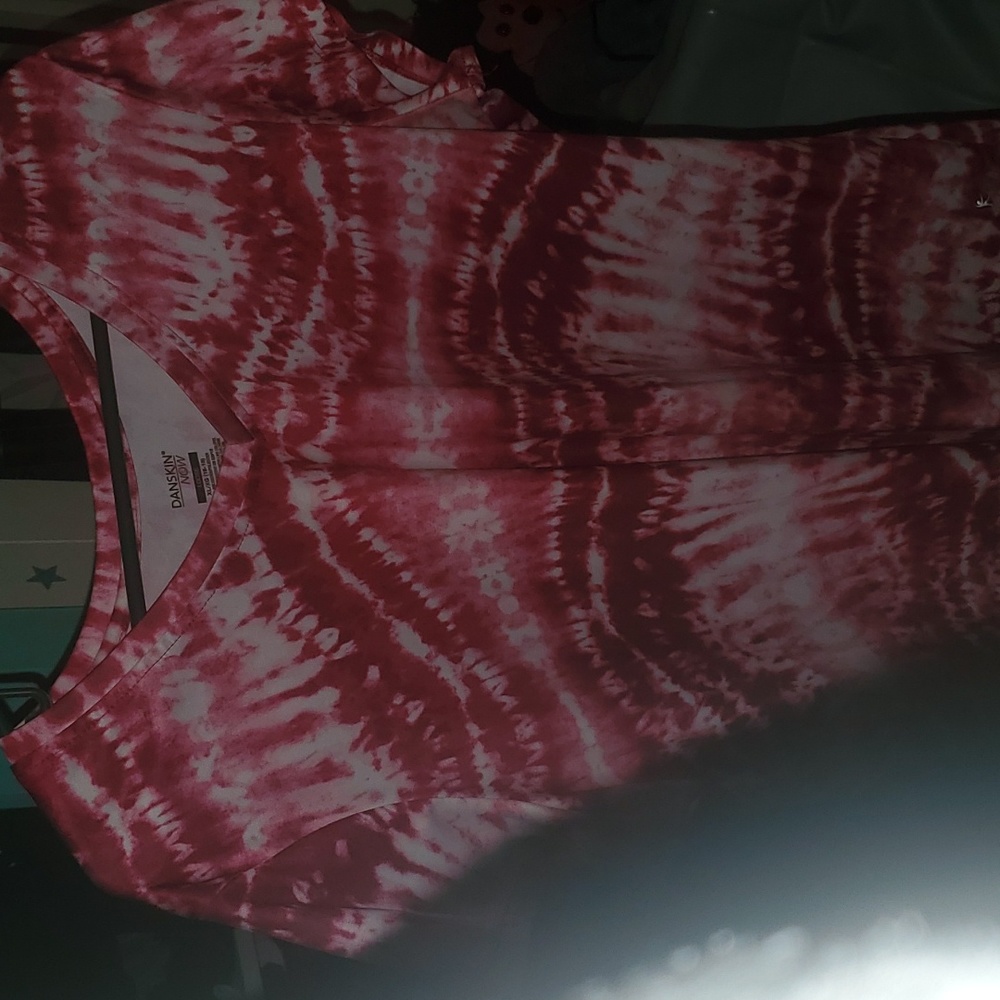 Vneck pink tiedye